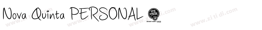 Nova Quinta PERSONAL字体转换
